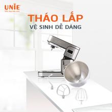 Máy nhồi bột đa năng UNIE EM5 dung tích 8L, 6 tốc độ đánh linh hoạt - Ảnh 9