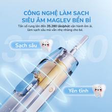 Bàn chải điện trẻ em Unie Kiddo UET318B cảm biến lực thông minh - Ảnh 5