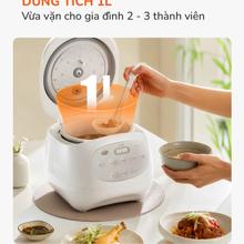 Nồi cơm điện UNIE URC810, dung tích 1L, lòng gốm ceramic - Ảnh 7