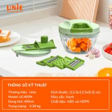 Bộ dụng cụ xay, cắt, nạo đa năng Unie UC400M 8in1 - Ảnh 6