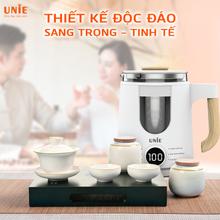 Ấm siêu tốc đa năng 6in1 UNIE UEK1081W chất liệu thủy tinh bền bỉ - Ảnh 6