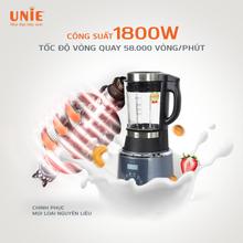 Máy làm sữa hạt UNIE V1 dung tích 1,75L, công suất siêu khỏe 1800W - Ảnh 7