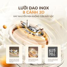 Máy làm sữa hạt UNIE UCB15 dung tích 1.5L, 10 chức năng xay nấu - Ảnh 6