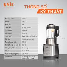 Máy làm sữa hạt UNIE V8S, 10 chức năng nấu - Ảnh 11