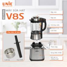 Máy làm sữa hạt UNIE V8S, 10 chức năng nấu - Ảnh 12