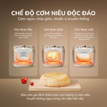 Nồi cơm điện lòng gốm cao cấp UNIE URC818P -  Tạo cơm cháy - Ảnh 6