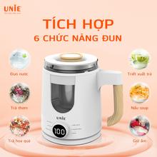 Ấm siêu tốc đa năng 6in1 UNIE UEK1081W chất liệu thủy tinh bền bỉ - Ảnh 4
