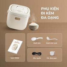Nồi cơm điện lòng gốm cao cấp UNIE URC818P -  Tạo cơm cháy - Ảnh 5