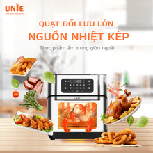 Nồi chiên không dầu UNIE UE-1000 dung tích 12L, 14 chế độ nấu - Ảnh 3