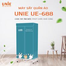 Máy sấy quần áo UNIE UE-688 sấy 10-20kg cùng lúc, gấp gọn tiện lợi - Ảnh 2