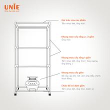 Máy sấy quần áo UNIE UE-666 sấy 15-20kg quần áo 1 lần - Ảnh 10