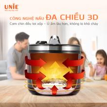 Nồi cơm điện UNIE UE - 625 dung tích 1.8L, lòng nồi chống dính Teflon - Ảnh 5