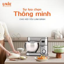 Máy nhồi bột đa năng UNIE EM5 dung tích 8L, 6 tốc độ đánh linh hoạt - Ảnh 5