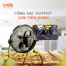 Quạt sàn tích điện UNIE UE-880 hoạt động liên tục 48h - Ảnh 7