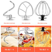 Máy nhồi bột UNIE M2 đa năng - Kiêm đánh trứng 5L - Ảnh 7