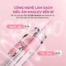 Bàn chải điện trẻ em Unie Kidtini UET318P cảm biến lực thông minh - Ảnh 5