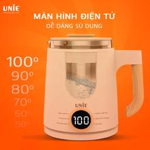 Ấm siêu tốc đa năng 6in1 UNIE UEK1081W chất liệu thủy tinh bền bỉ - Ảnh 5