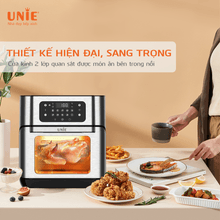 Nồi chiên không dầu UNIE UE-1000 dung tích 12L, 14 chế độ nấu - Ảnh 7
