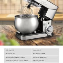 Máy nhồi bột UNIE M2 đa năng - Kiêm đánh trứng 5L - Ảnh 6
