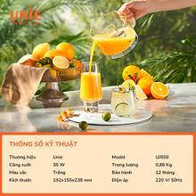 Máy vắt cam UNIE UJ550 dung tích 700ml, 5 cối ép đa dạng - Ảnh 6