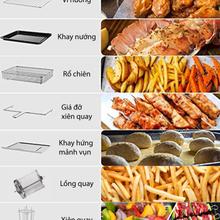 Lò nướng kiêm nồi chiên không dầu UNIE Q36 - Ảnh 6