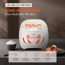 Nồi cơm điện lòng gốm tự nhiên UNIE URC815, dung tích 1,5L - Ảnh 6
