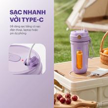 Máy xay sinh tố cầm tay UNIE UMB35-V xay nhanh nhuyễn mịn - Ảnh 7
