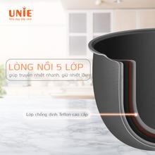 Nồi cơm điện UNIE UE - 625 dung tích 1.8L, lòng nồi chống dính Teflon - Ảnh 4
