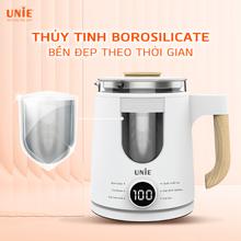 Ấm siêu tốc đa năng 6in1 UNIE UEK1081W chất liệu thủy tinh bền bỉ - Ảnh 3