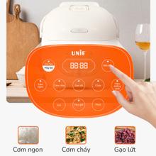 Nồi cơm điện UNIE URC810, dung tích 1L, lòng gốm ceramic - Ảnh 5