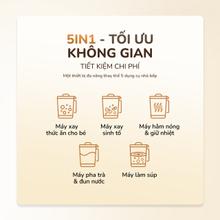 Máy làm sữa hạt UNIE UCB15 dung tích 1.5L, 10 chức năng xay nấu - Ảnh 11