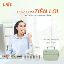 Hộp đựng cơm cắm điện cao cấp UNIE UV-P1 dung tích 1.5L, 2 tầng tiện lợi - Ảnh 2