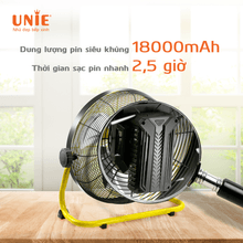 Quạt sàn tích điện UNIE UE-880 hoạt động liên tục 48h - Ảnh 3