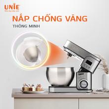 Máy nhồi bột đa năng UNIE EM5 dung tích 8L, 6 tốc độ đánh linh hoạt - Ảnh 11
