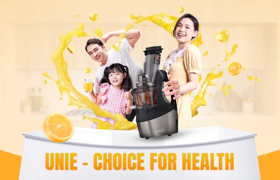 Máy ép chậm Unie – hành trình sống khỏe cùng gia đình Việt