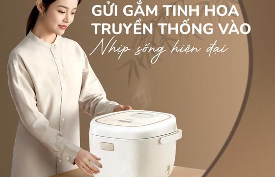 Nồi Cơm Điện Lòng Gốm Unie URC818: Gửi gắm tinh hoa truyền thống vào nhịp sống hiện đại