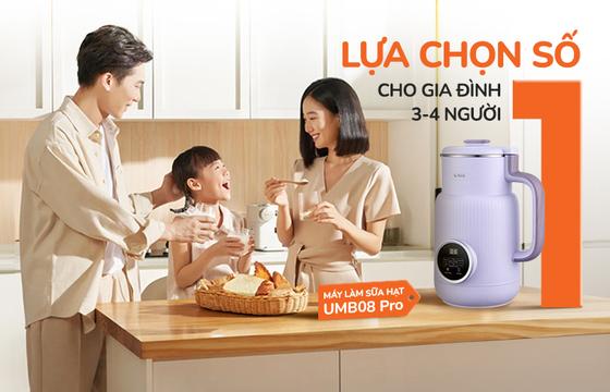 Máy làm sữa hạt mini UNIE UMB08 PRO – Lựa chọn số 1 cho gia đình 3-4 người