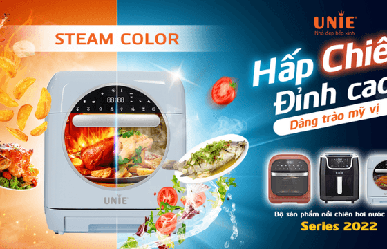 1001+ món HẤP ngon TUYỆT ĐỈNH với nồi chiên hơi nước UNIE