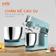 Máy nhồi bột UNIE UE-990 dung tích 6.5L, 10 tốc độ điều chỉnh - Ảnh 7