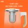 Ấm siêu tốc đa năng 6in1 UNIE UEK1081W chất liệu thủy tinh bền bỉ - Ảnh 2