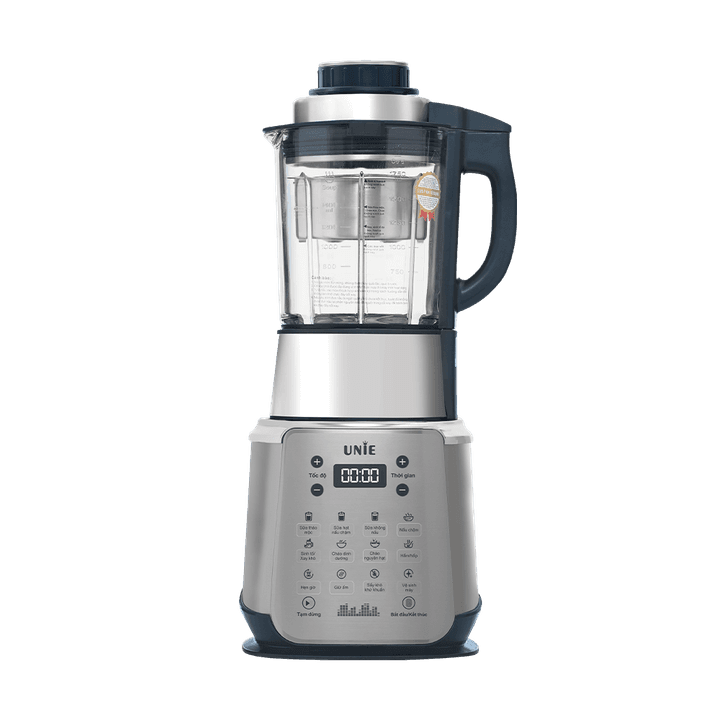 Máy làm sữa hạt UNIE V9S dung tích 1,75L, cối thủy tinh bền bỉ