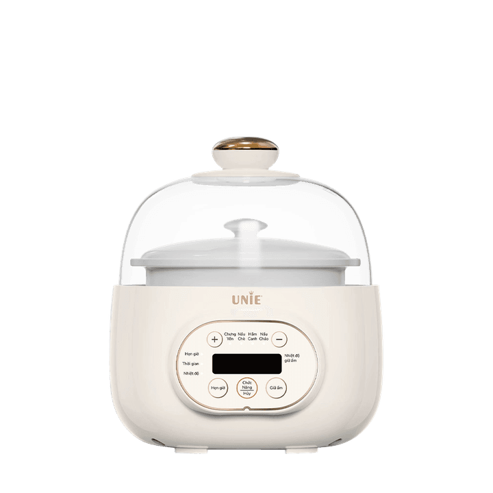Nồi nấu chậm UNIE USC102W, 4 chế độ nấu tiện lợi