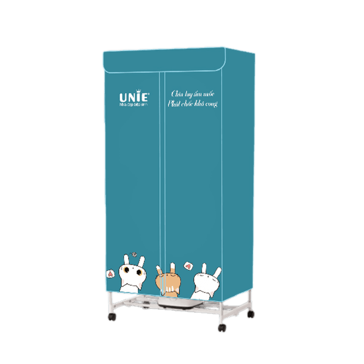 Máy sấy quần áo UNIE UE-688 sấy 10-20kg cùng lúc, gấp gọn tiện lợi