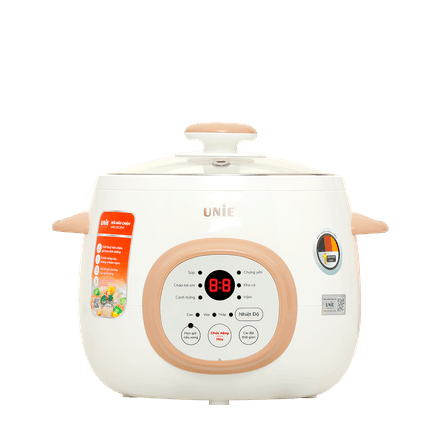 Nồi nấu chậm Unie USC10W dung tích 1L, 6 chức năng nấu đa dạng