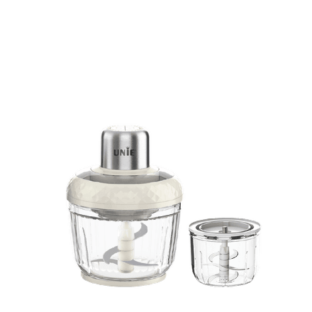 Máy xay thịt UNIE UM366 - 2,5L, 2 cối xay thủy tinh + trục đánh ruốc